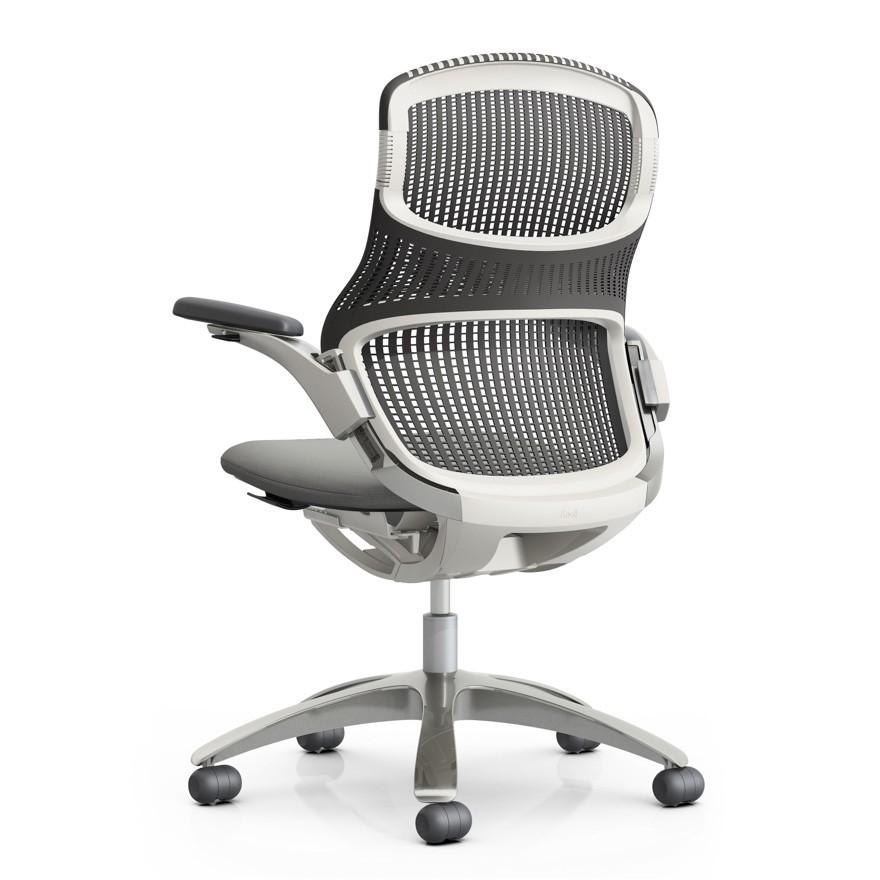 Knoll Genearation（ジェネレーション）／ハイパフォーマンスアーム／ベース：アルミミラー脚／フレームカラー：ライト(L) 背・座カラーをご選択 | Knoll（インテリア） | 01