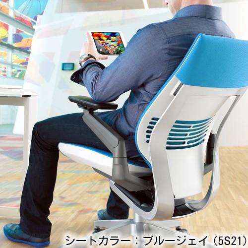 Steelcase  Gesture ジェスチャーチェア/ラップバック/フレーム・ベース：ライト / 背・座クロス(シートカラー選択)  完成品/家財便配送/梱包材処分費込｜of9｜04