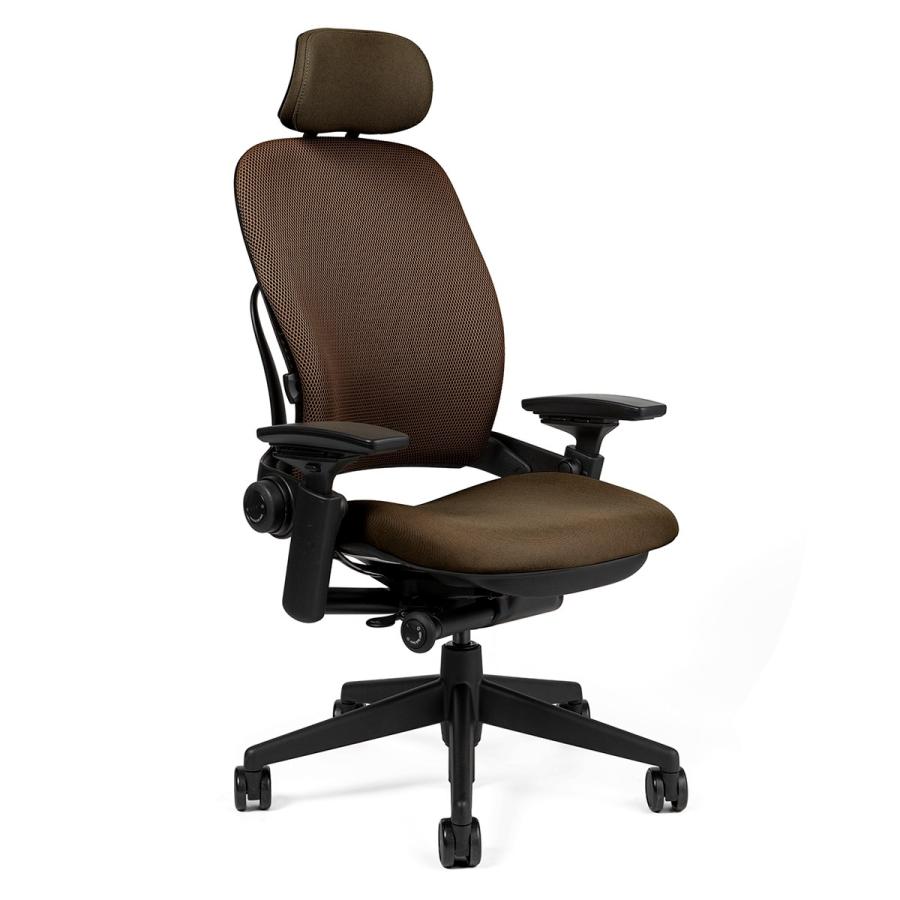 Steelcase  Leap リープチェア(V2)/ヘッドレスト付/背:3Dニット / 座:クロスタイプ(Connect) / ブラックフレーム / ランバーサポート付 / ソフトキャスター｜of9｜09