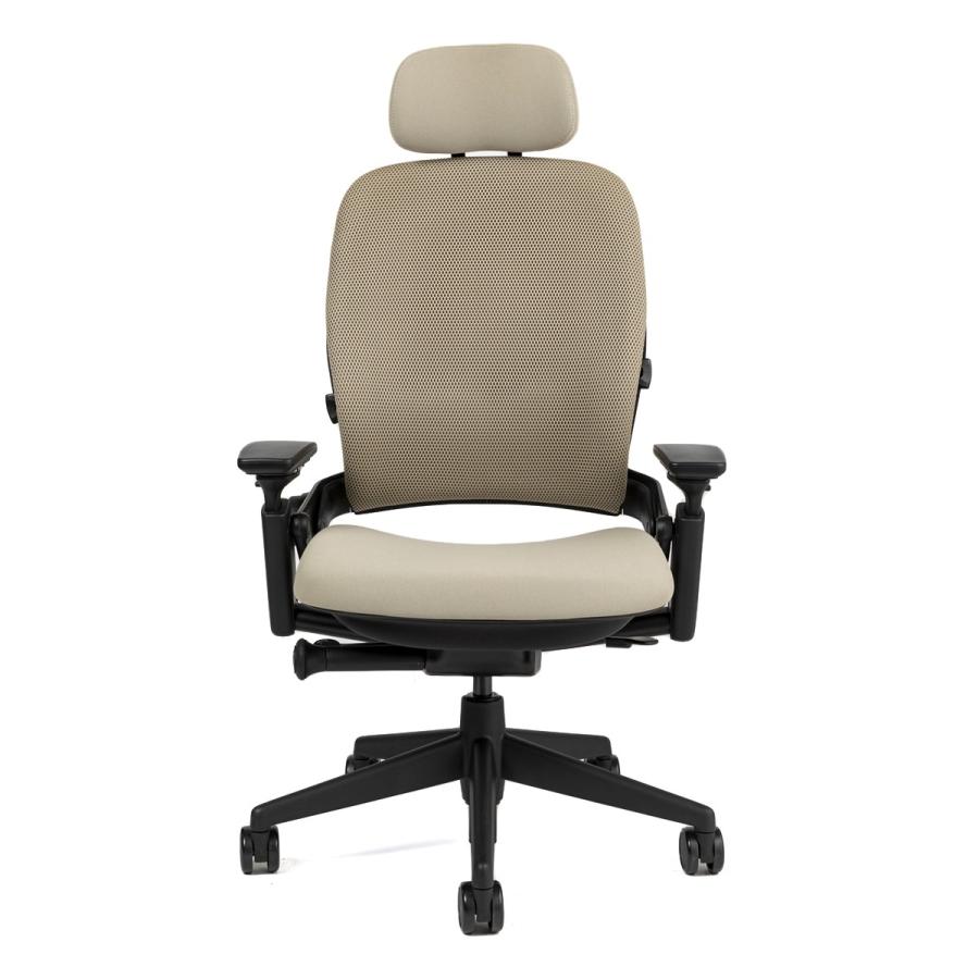 Steelcase  Leap リープチェア(V2)/ヘッドレスト付/背:3Dニット / 座:クロスタイプ(Connect) / ブラックフレーム / ランバーサポート付 / ソフトキャスター｜of9｜10