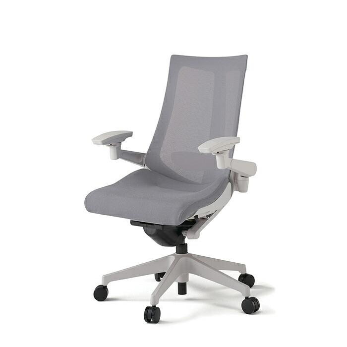 ITOKI ACT（アクト）／プレーンメッシュバック／ハイバック／樹脂脚／アジャスタブル肘／ランバーサポート有り／ハンガー無し／ナイロンキャスター | イトーキ | 01