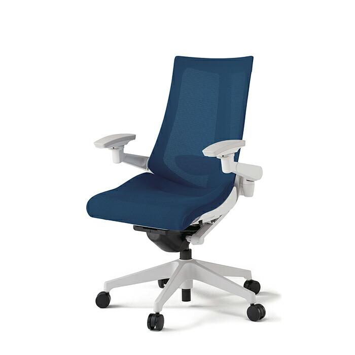 ITOKI ACT（アクト）／プレーンメッシュバック／ハイバック／樹脂脚／アジャスタブル肘／ランバーサポート有り／ハンガー無し／ナイロンキャスター | イトーキ | 02