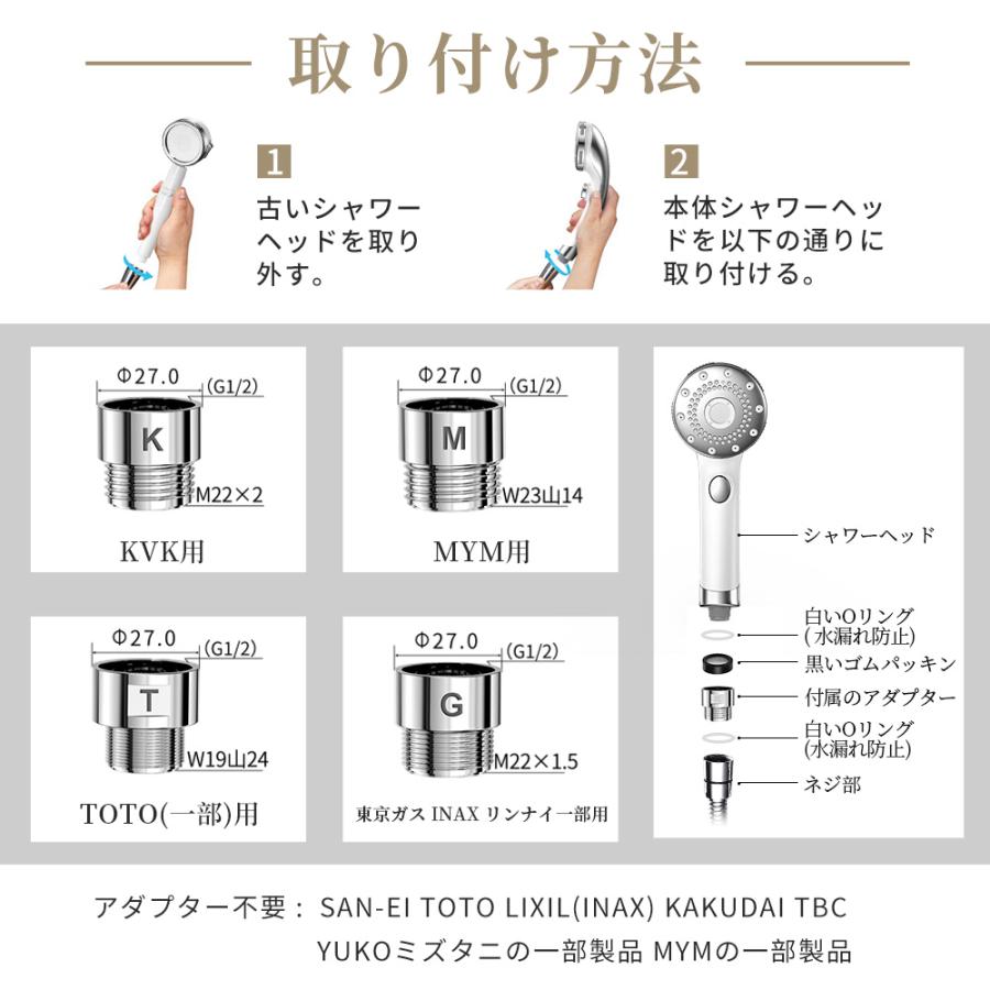 Hokonui 【新生活限定クーポン2680円】シャワーヘッド 節水 マイクロ