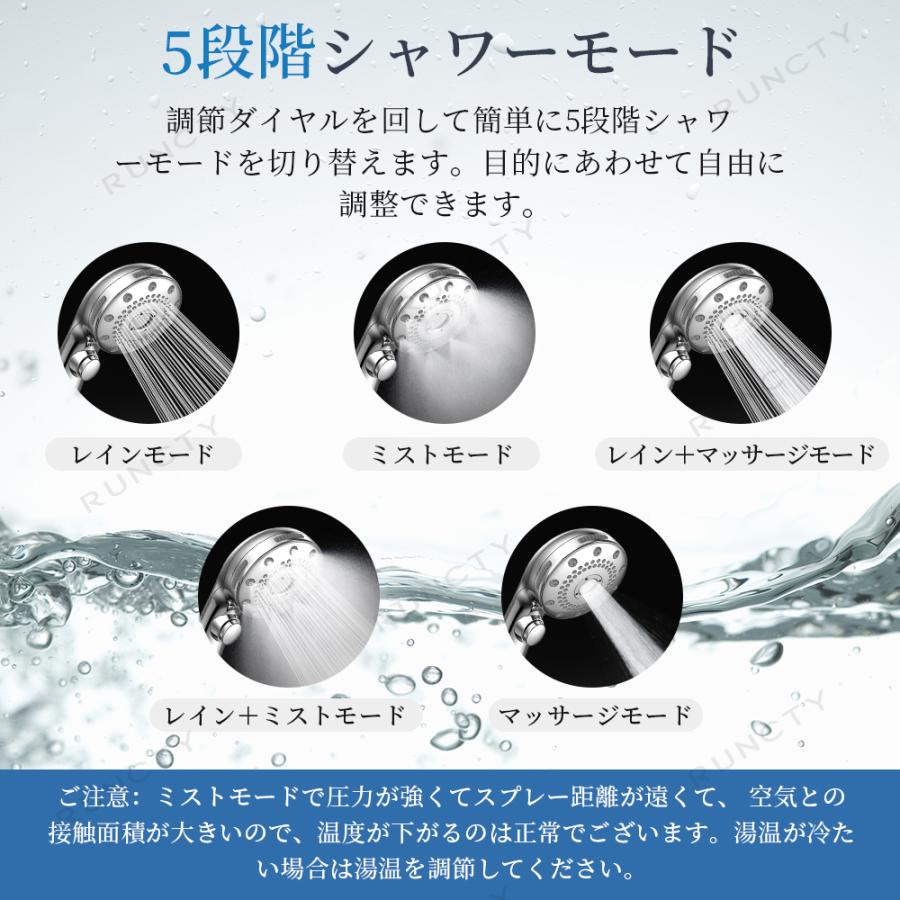 Hokonui 【限定クーポン2680円】シャワーヘッド 節水 マイクロ