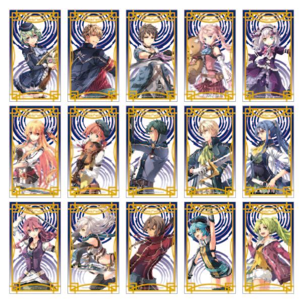 タロットカード風クリアカード 英雄伝説 軌跡シリーズ （全33種3枚1