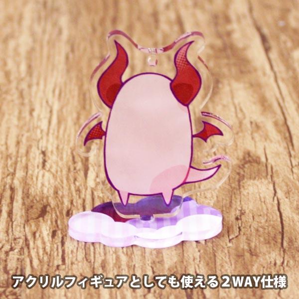 台座付きアクリルキーホルダー 役づくりパズル　ゆめいろユラム　〈ゴーン〉 |  | 01
