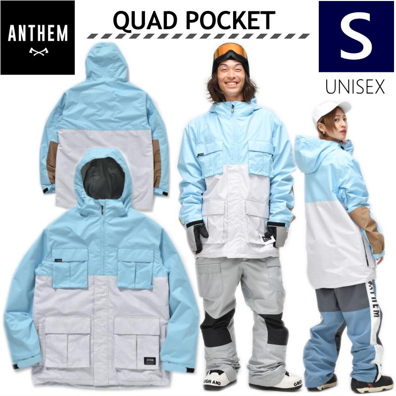 ◇ 21-22 ANTHEM QUAD POCKET JACKET BLUE GRAY Sサイズ アンセム 
