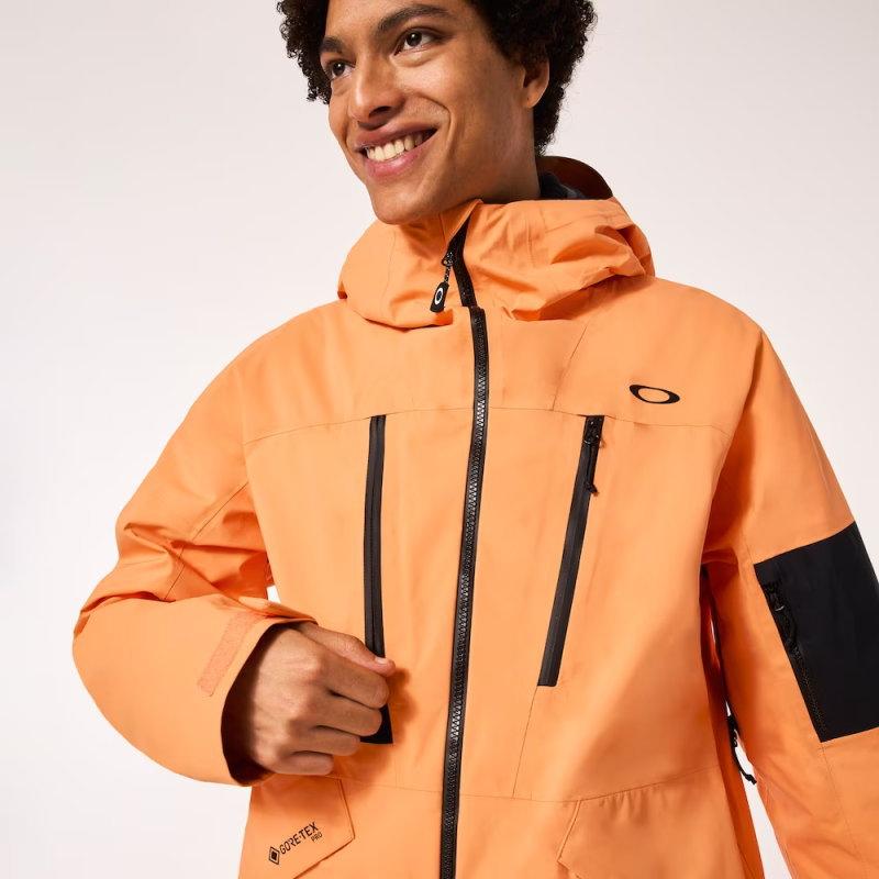 ○ OAKLEY BOWLS GORE-TEX PRO SHELL JKT SOFT ORANGE Mサイズ メンズ 