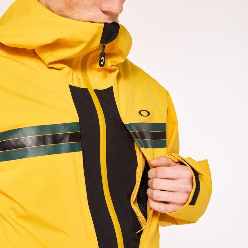 ● OAKLEY TC REDUCT EARTH SHELL JKT AMBER YELLOW HUNTER GREEN Sサイズ メンズ スノーボード スキー ジャケット 23-24 日本正規品 | OAKLEY | 05