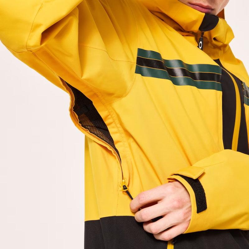 ● OAKLEY TC REDUCT EARTH SHELL JKT AMBER YELLOW HUNTER GREEN Sサイズ メンズ スノーボード スキー ジャケット 23-24 日本正規品 | OAKLEY | 07