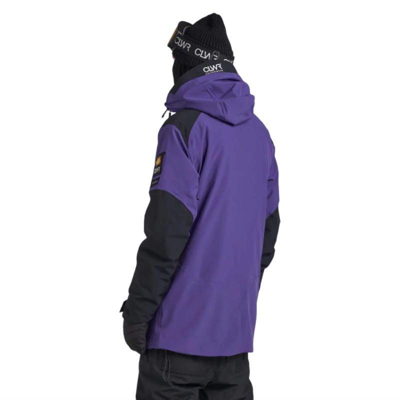 ● CLWR Foil Anorak JKT PURPLE XXLサイズ メンズ スノーボード スキー ジャケット JACKET 23-24 日本正規品｜off-1｜03