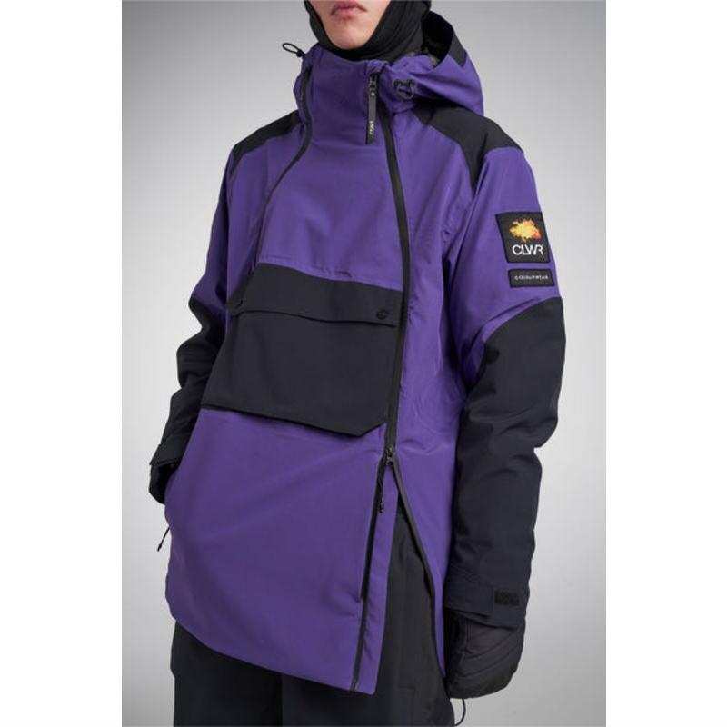 ● CLWR Foil Anorak JKT PURPLE XXLサイズ メンズ スノーボード スキー ジャケット JACKET 23-24 日本正規品｜off-1｜05