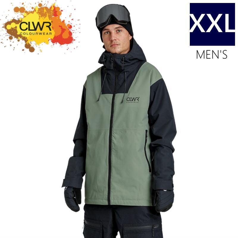 CLWR（カラーウェア） ○ CLWR Block JKT GREY GREEN XXLサイズ メンズ