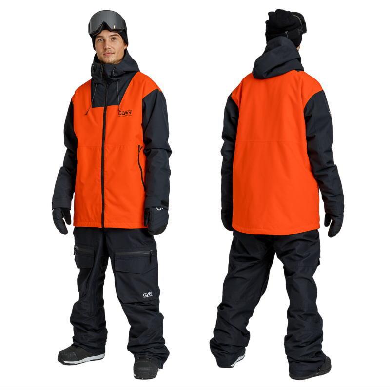 CLWR ○ Block JKT ORANGE Mサイズ メンズ スノーボード スキー CLWR ○ Block JKT ORANGE Mサイズ メンズ スノーボード スキー