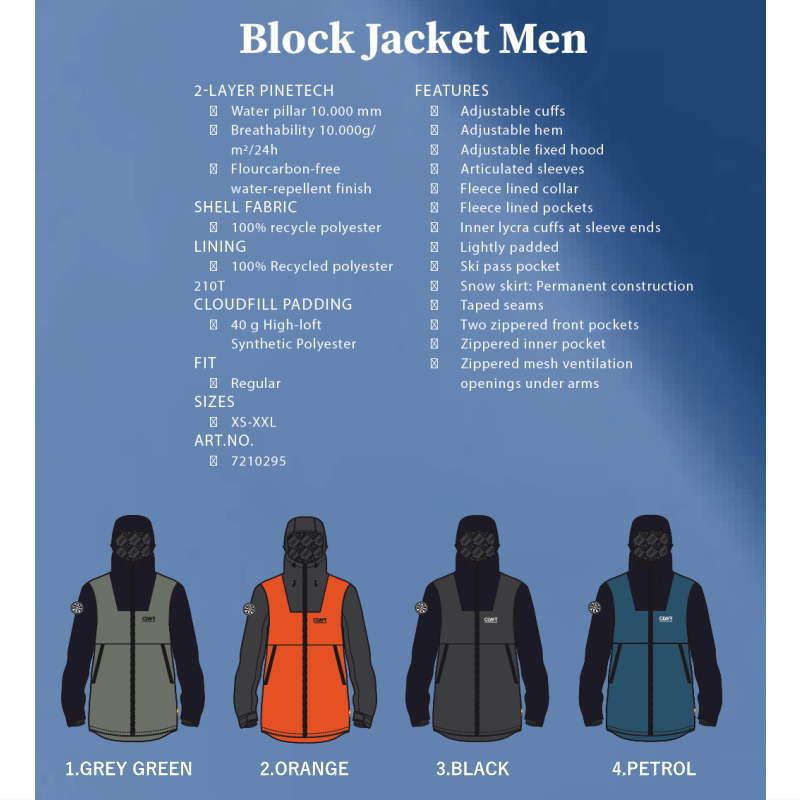 CLWR ○ Block JKT ORANGE XLサイズ メンズ スノーボード スキー CLWR ○ Block JKT ORANGE XLサイズ メンズ スノーボード スキー