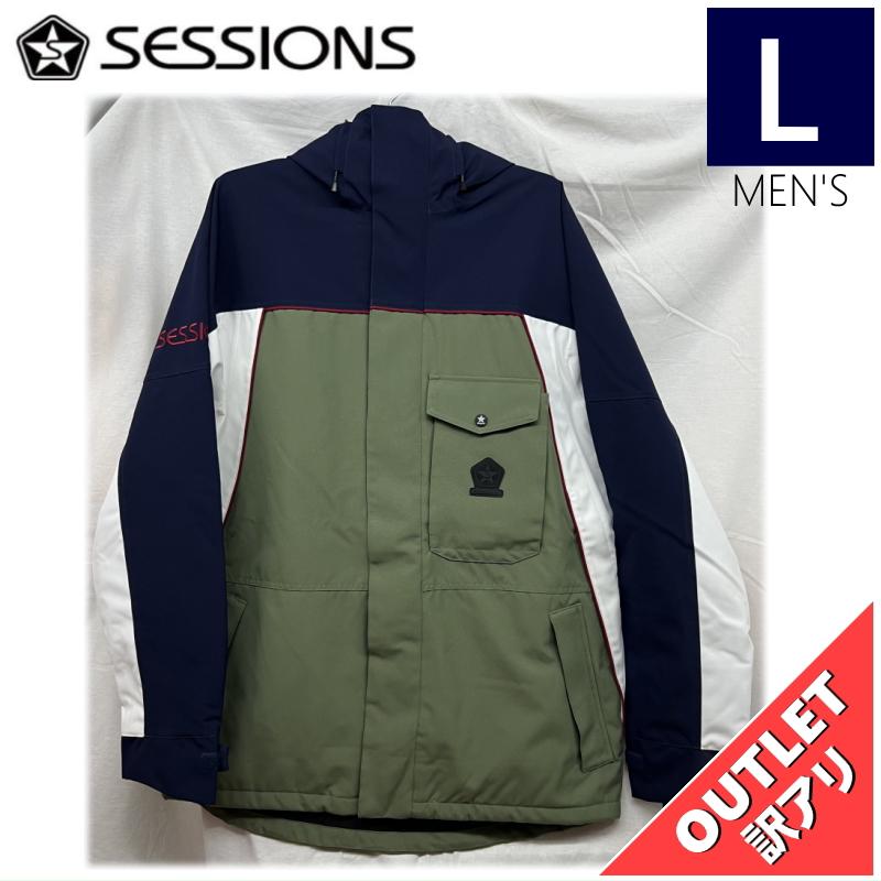 OUTLET】 SESSIONS RANSACK SHELL JKT カラー:NAVY Lサイズ OUTLET】 SESSIONS RANSACK SHELL JKT カラー:NAVY Lサイズ