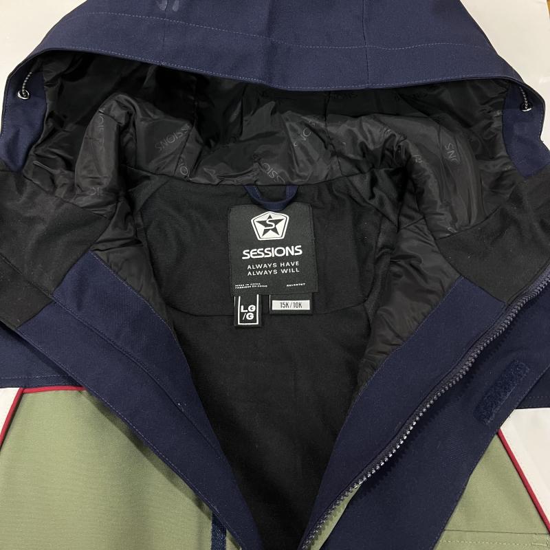 OUTLET】 SESSIONS RANSACK SHELL JKT カラー:NAVY Lサイズ OUTLET】 SESSIONS RANSACK SHELL JKT カラー:NAVY Lサイズ