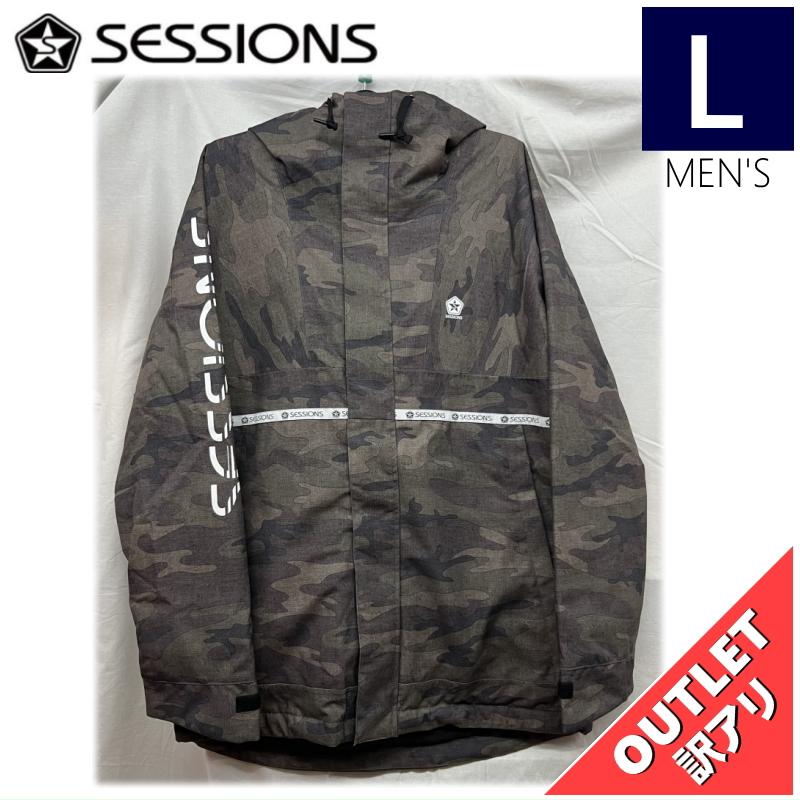 OUTLET】 SESSIONS SCOUT JKT カラー:CAMO Lサイズ メンズ OUTLET】 SESSIONS SCOUT JKT カラー:CAMO Lサイズ メンズ
