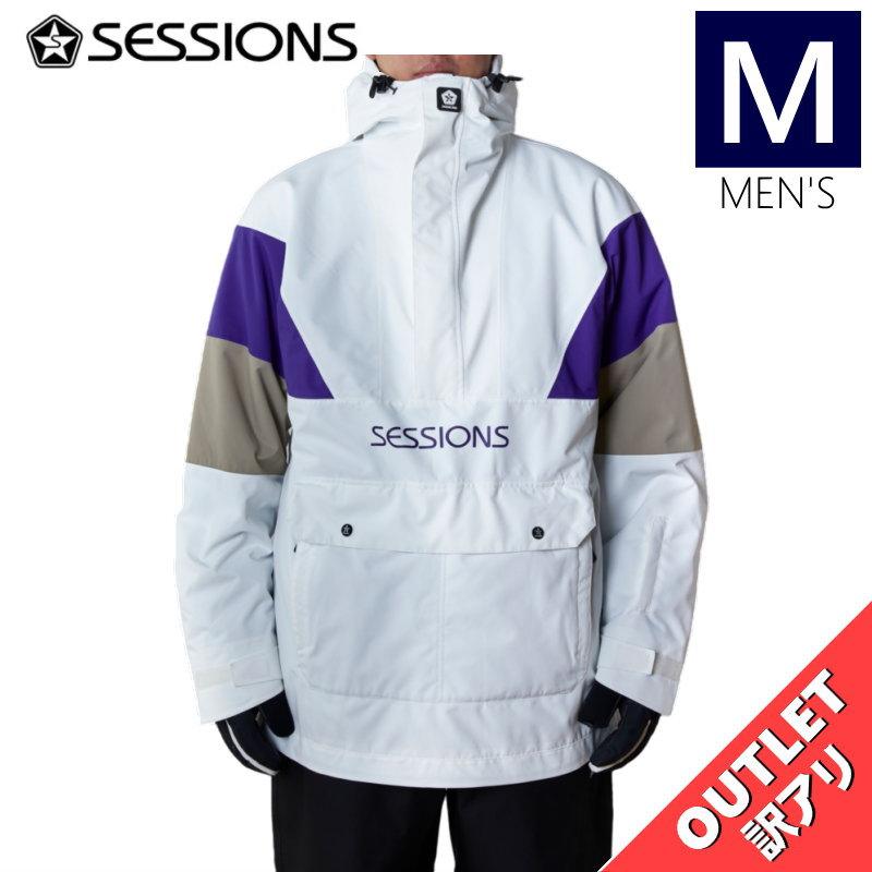 アウトレット】23-24 SESSIONS CHAOS PULLOVER JKT WHITE M アウトレット】23-24 SESSIONS CHAOS PULLOVER JKT WHITE M