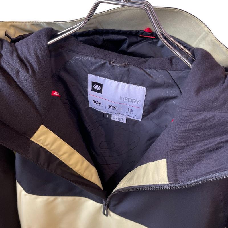 【アウトレット】24-25 686 RENEWAL INSULATED ANORAK JKT DUSTY YELLOW Lサイズ メンズ スノーボード スキー スノボウェア | 686 | 03