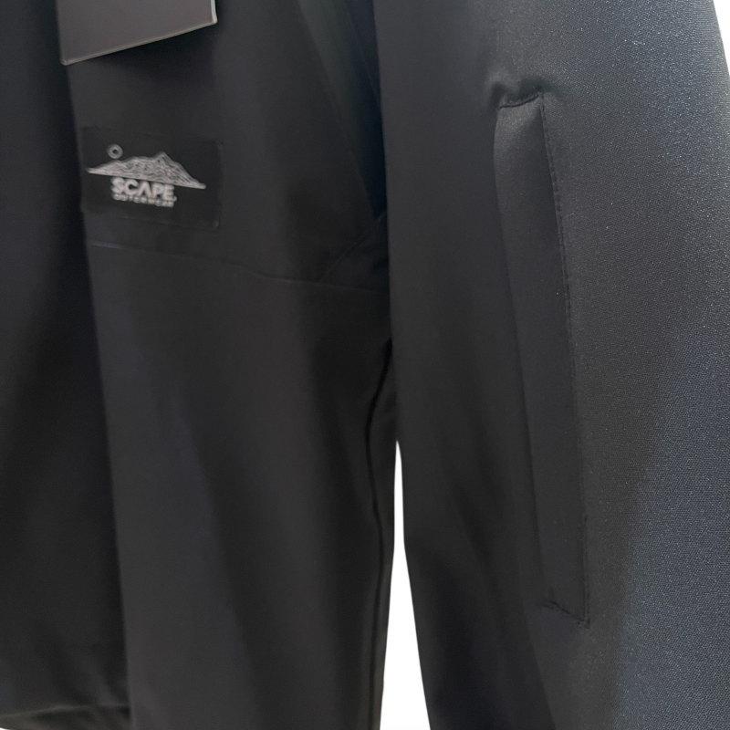 【アウトレット】25-26 SCAPE POW JKT BLACK Mサイズ メンズ レディース ユニセックス スノーボード スノボウェア ジャケット | SCAPE | 07