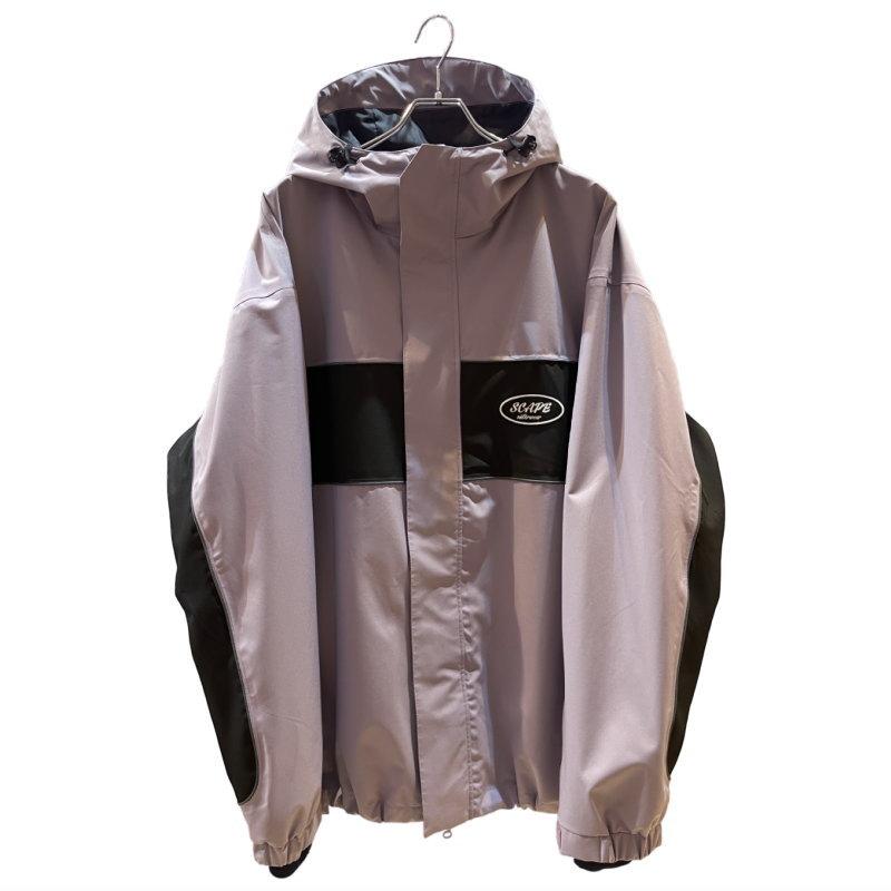 【アウトレット】25-26 SCAPE ADAPT JKT SMOKE VIOLET BLACK Lサイズ メンズ レディース ユニセックス スノーボード スノボウェア | SCAPE | 01