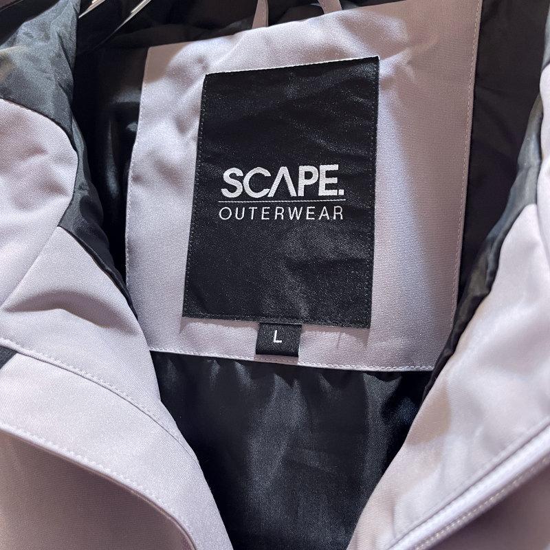 【アウトレット】25-26 SCAPE ADAPT JKT SMOKE VIOLET BLACK Lサイズ メンズ レディース ユニセックス スノーボード スノボウェア | SCAPE | 03