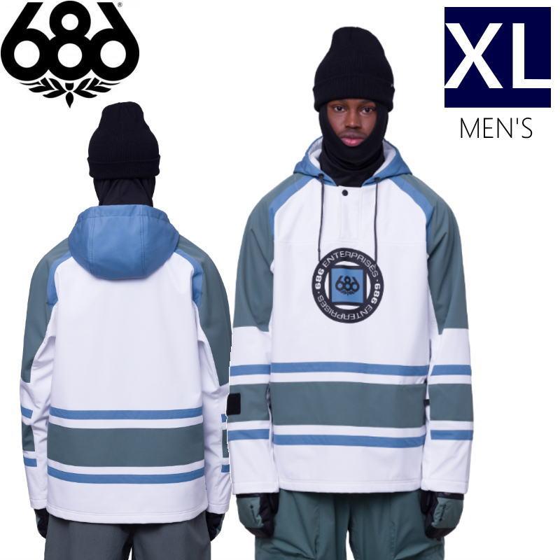 686 ○ WATERPROOF SLAPSHOT HOODY カラー:WHITE COLORBLOCK XL 686 ○ WATERPROOF SLAPSHOT HOODY カラー:WHITE COLORBLOCK XL