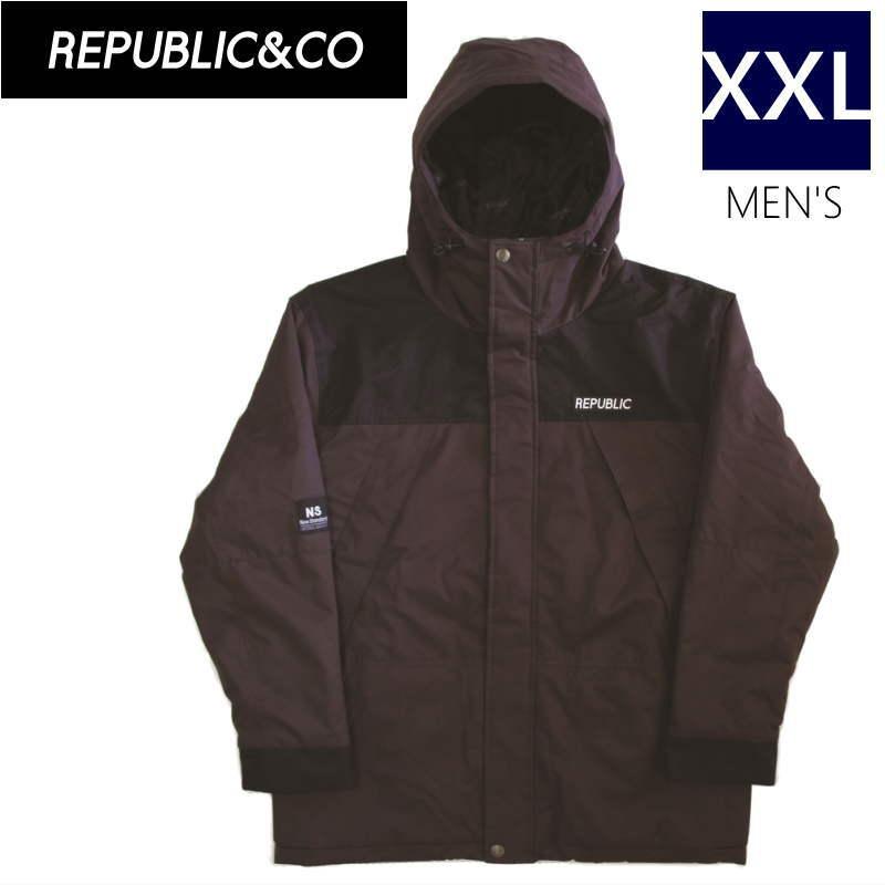 ○ REPUBLIC 36 CHAMBERS JKT Brown XXLサイズ メンズ スノーボード