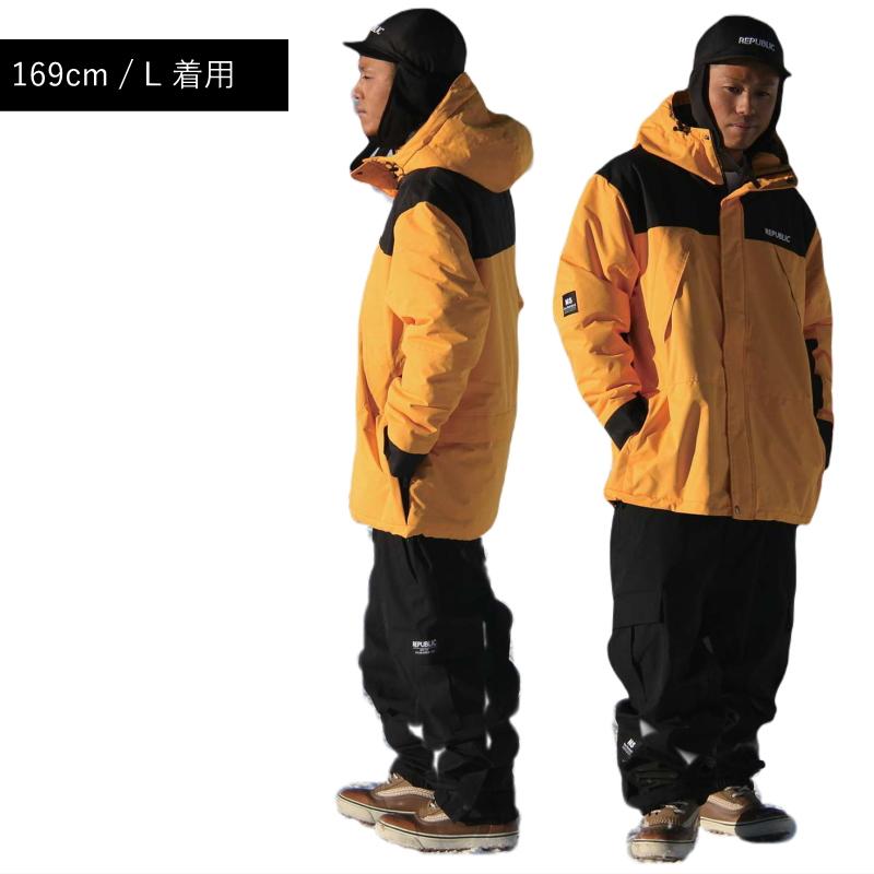 ○ REPUBLIC 36 CHAMBERS JKT 5c Yellow Sサイズ メンズ スノーボード スキー ジャケット JACKET スポーツMIX 22-23 日本正規品 |  | 03