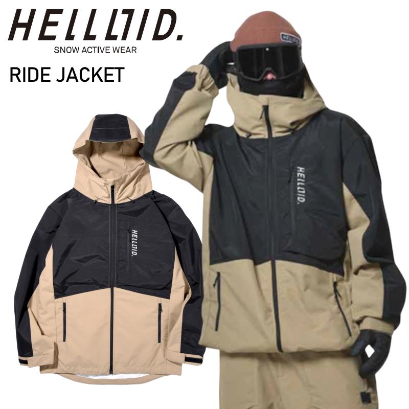 ◎ HELLOID RIDE JACKET BEIGE Sサイズ ヘルロイド スノボウェア 3L