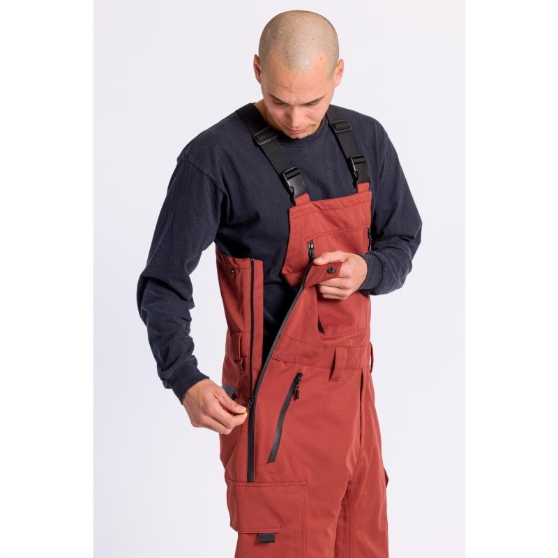 〇 L1 SENTINAL BIB PNT Rust XLサイズ メンズ スノーボード スキー パンツ PANT ビブパンツ 22-23 日本正規品｜off-1｜04