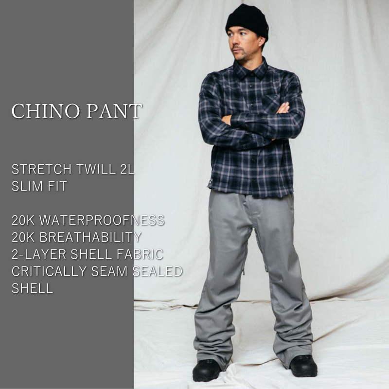 ● L1 CHINO PNT COFFEE XLサイズ メンズ スノーボード スキー パンツ PANT 23-24 日本正規品｜off-1｜09