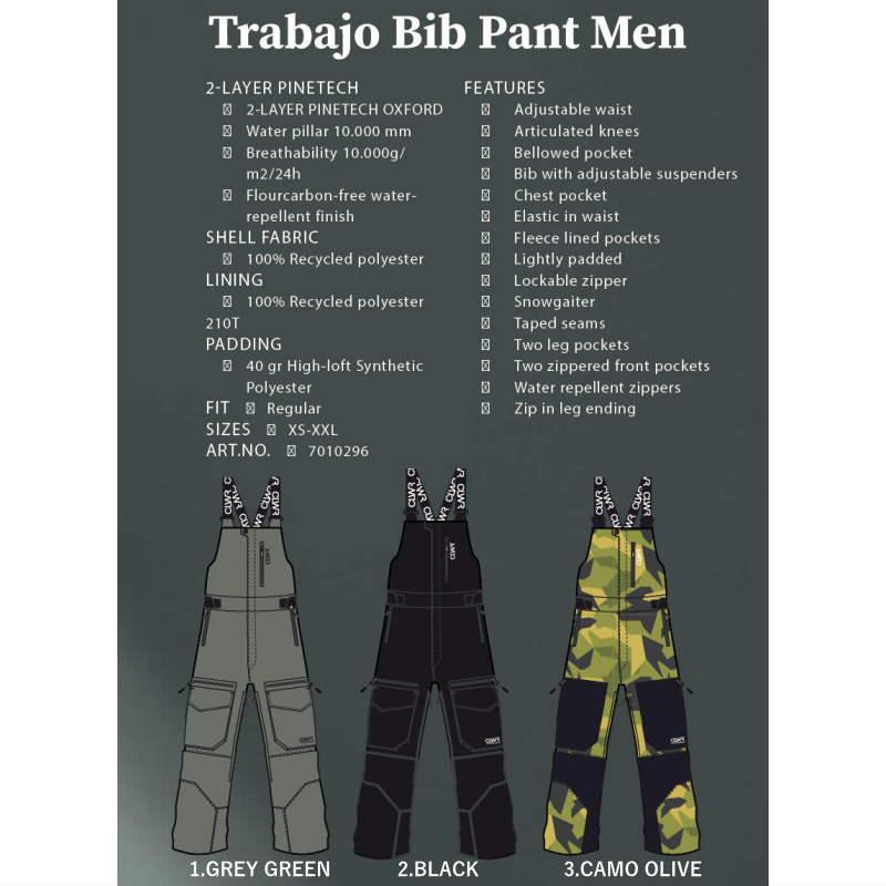CLWR ○ Trabajo Bib PNT GREY GREEN Mサイズ メンズ CLWR ○ Trabajo Bib PNT GREY GREEN Mサイズ メンズ