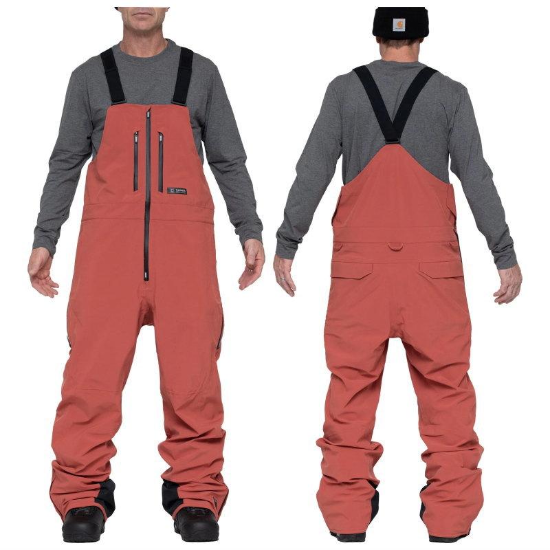 L1 スノーボードウェアビブパンツバーガンディ Mサイズ L1 スノーボードウェアビブパンツバーガンディ Mサイズ L1