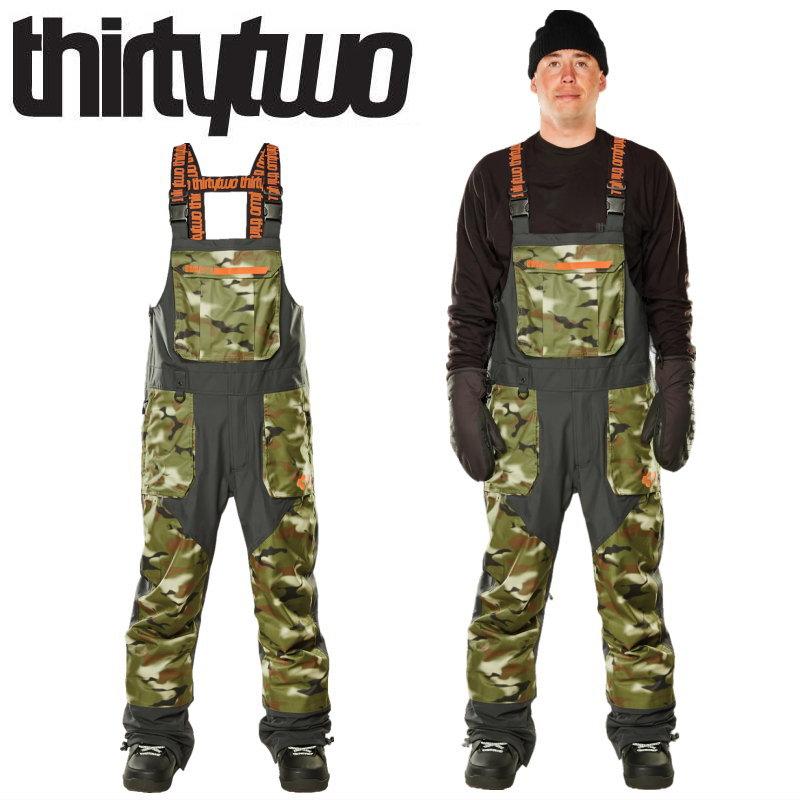 thirtytwo（サーティーツー） Sサイズ THIRTYTWO BASEMENT BIB PNT
