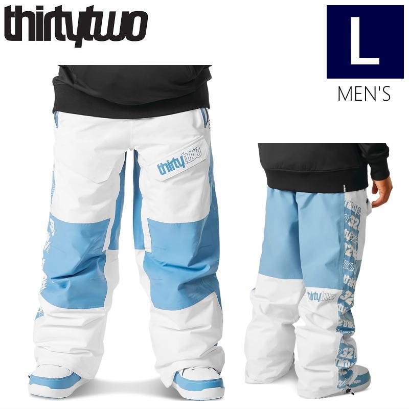 ○ THIRTYTWO SWEEPER XLT PNT WHITE BLUE Lサイズ サーティーツー 