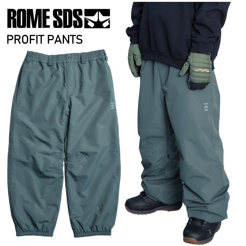 ROME SDS ◎ 24-25 ROME SDS PROFIT PANT ASH GREEN Lサイズ ローム