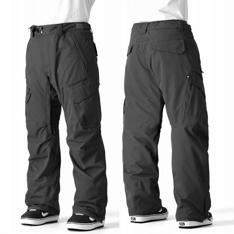 686 スキーウェア スノボウェア　ジャケット＆パンツセット 686（シックスエイトシックス） 686 SMARTY 3-IN-1 CARGO PNT CHARCOAL