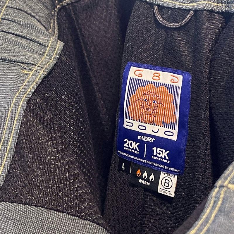 【アウトレット】25-26 686 MENS DOJO SHELL PNT NAVY DENIM Lサイズ メンズ スノーボード スキー スノボウェア パンツ | 686 | 06