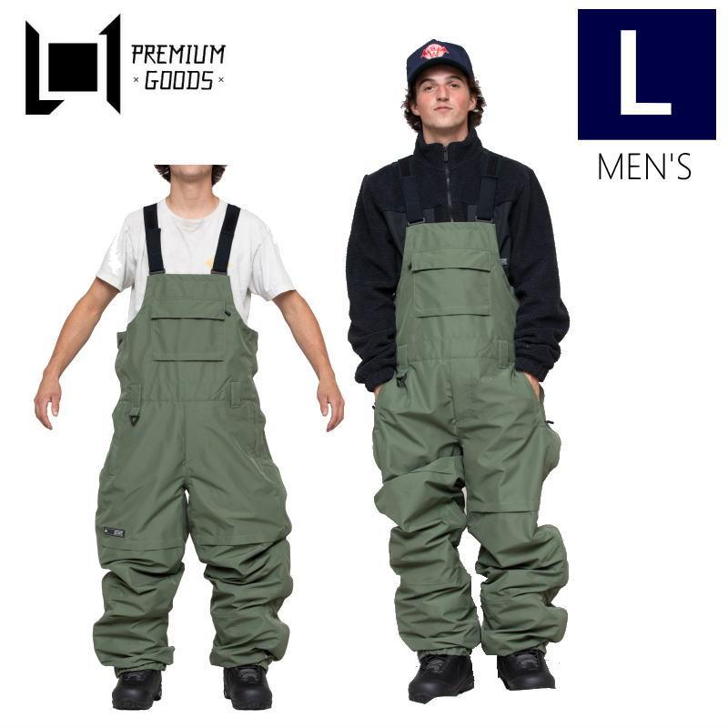 L1 ○ RANKIN BIB PNT THYME Lサイズ メンズ スノーボード L1 ○ RANKIN BIB PNT THYME Lサイズ メンズ スノーボード