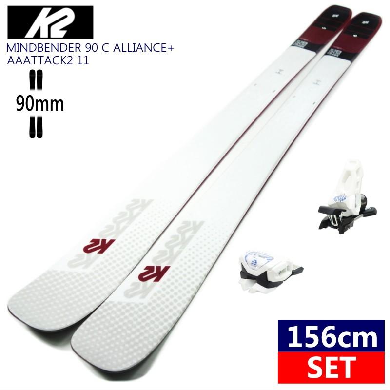 156cm 90mm K2 Mindbender 90 C Alliance attack2 11 板 ビンディング付き2点セット フリースキー カービング ファットスキー 型落ち 旧モデル k19 156 オフワン国道16号 通販 Yahoo ショッピング