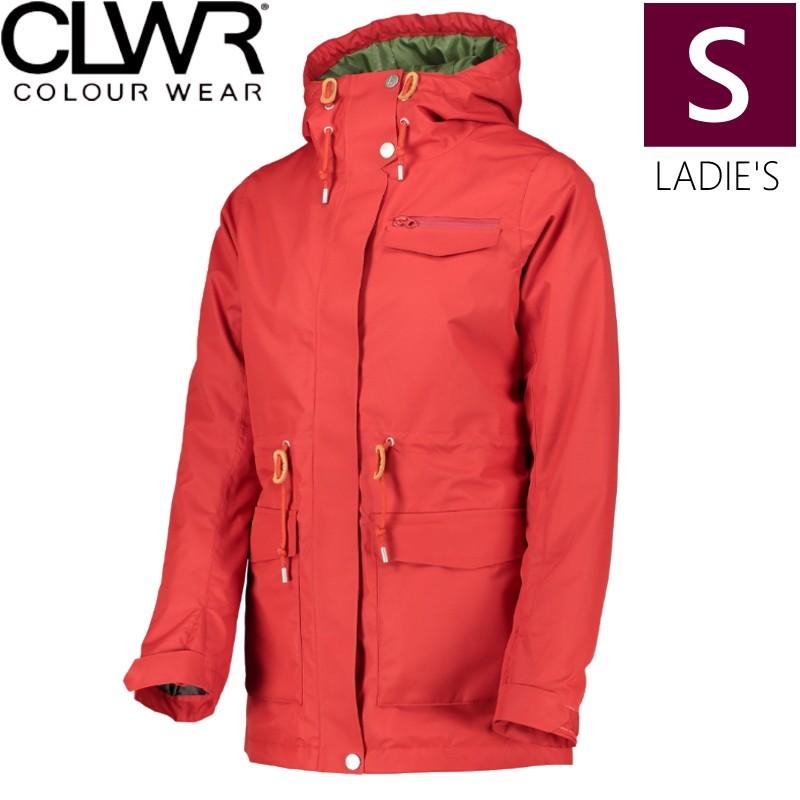 CLWR スノーボードジャケット レッド/ブラック CLWR ☆ STATE JKT カラー:FALU RED Sサイズ レディース