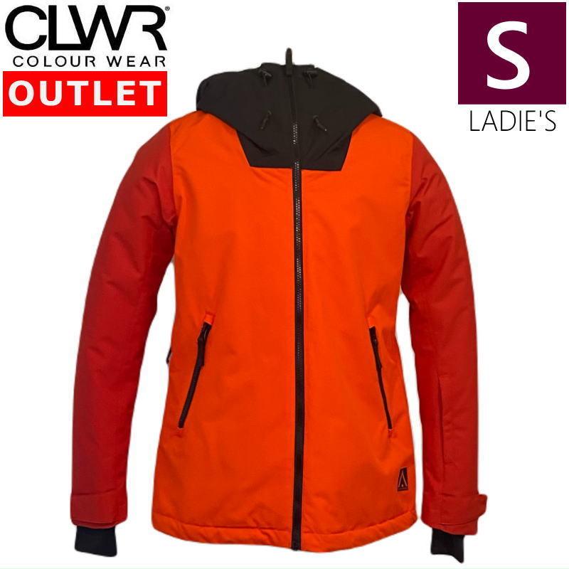 【OUTLET】 CLWR CAKE JKT カラー:Coral Sサイズ レディース スノーボード スキー ウェア ジャケット アウトレット｜off-1