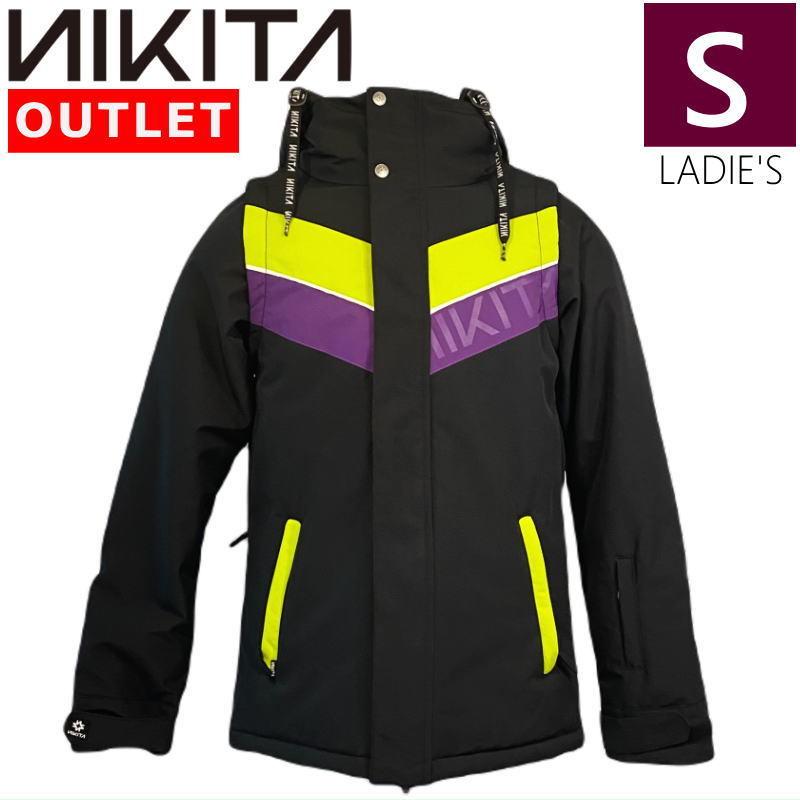 NIKITA 【OUTLET】 BOX INS RETRO JKT カラー:BLACK Sサイズ NIKITA 【OUTLET】 BOX INS RETRO JKT カラー:BLACK Sサイズ