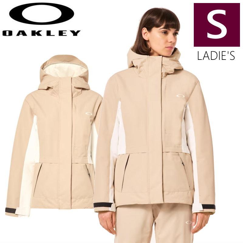 ○ OAKLEY WMNS HEAVENLY RC JKT HUMUS ARCTIC WHITE Sサイズ  