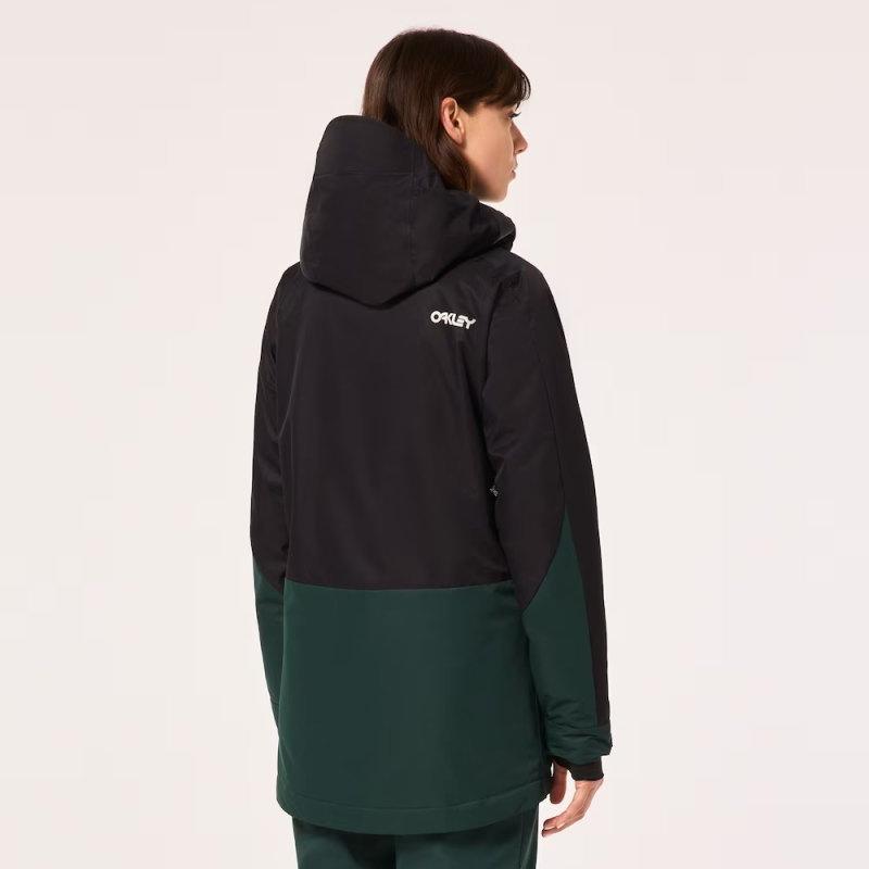 OAKLEY ○ WMNS TNP TBT INSULATED JKT BLACK HUNTER GREEN XS OAKLEY ○ WMNS TNP TBT INSULATED JKT BLACK HUNTER GREEN XS