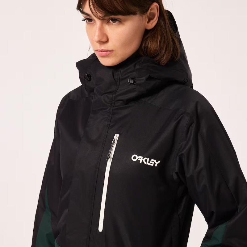OAKLEY ○ WMNS TNP TBT INSULATED JKT BLACK HUNTER GREEN XS OAKLEY ○ WMNS TNP TBT INSULATED JKT BLACK HUNTER GREEN XS
