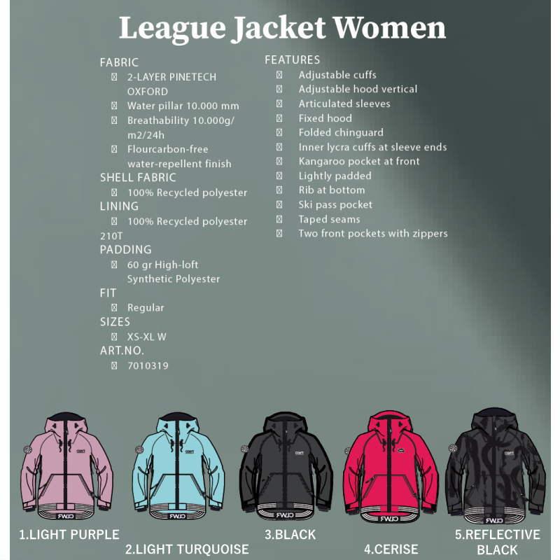 ● CLWR League JKT LIGHT TURQUOISE Mサイズ レディース スノーボード スキー ジャケット JACKET 23-24 日本正規品｜off-1｜06