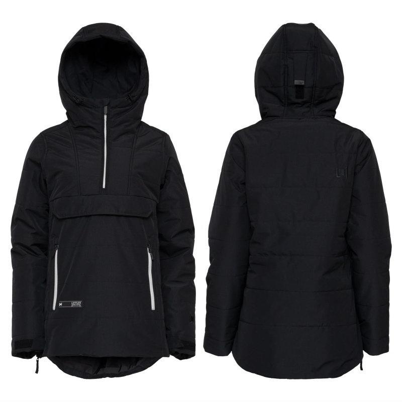【アウトレット】 L1 SNOWBLIND ANORAK JKT BLACK レディース スノーボード スキー スノボウェア ジャケット JACKET 型落ち 23-24 | L1 | 03